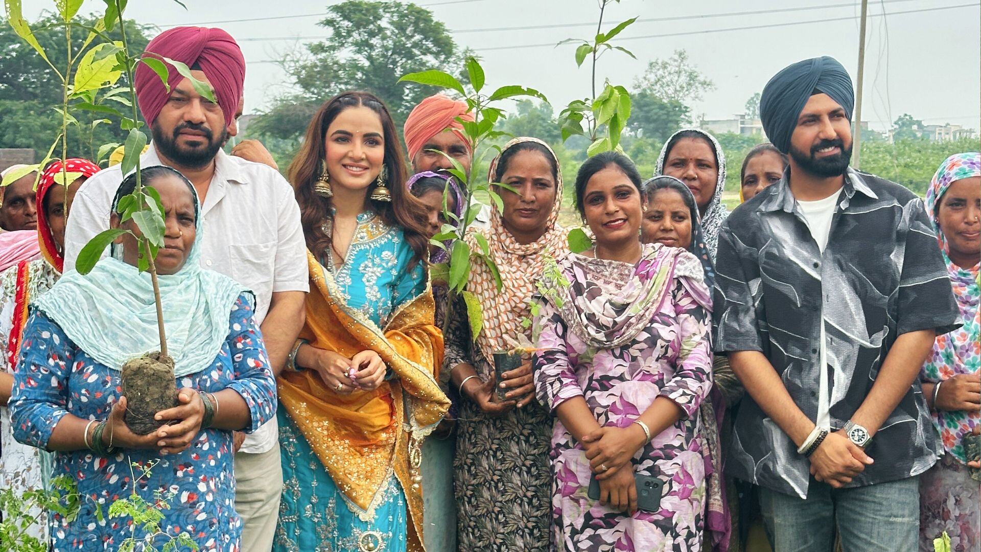 Gippy Grewal and star cast of Ardaas Sarbat De Bhale Di planted a mini forest