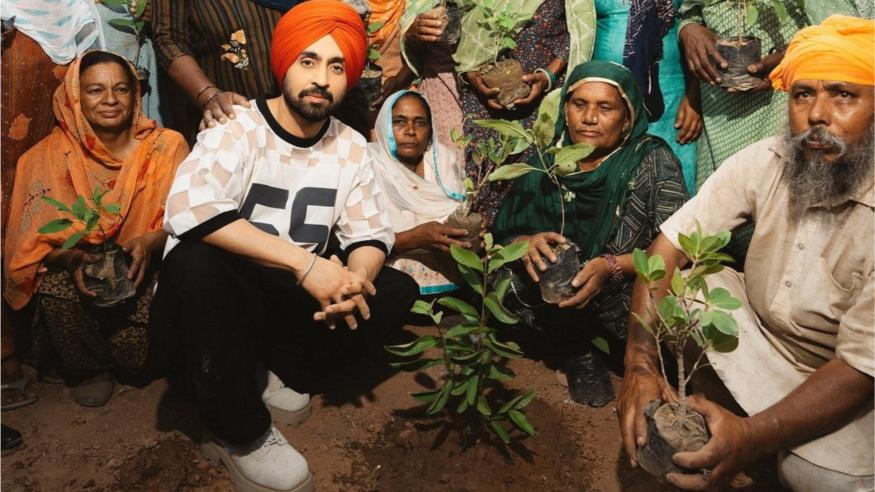 Global Poster Boy of Punjab Diljit Dosanjh Turns Climate Champion, Extends Support to Roundglass Foundation’s Mission to Plant 1 Billion Trees